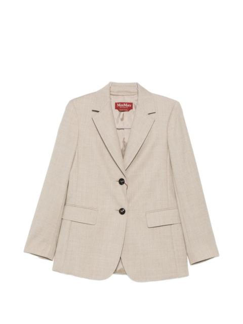 Max Mara Studio Single-breasted Notched-lapel Blazer