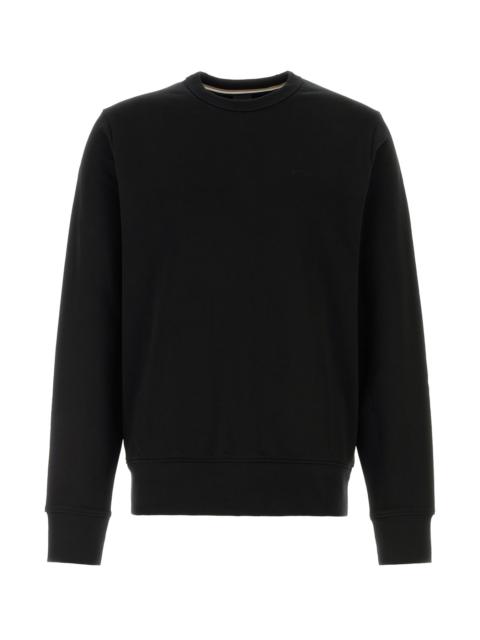 Black cotton sweatshirt
