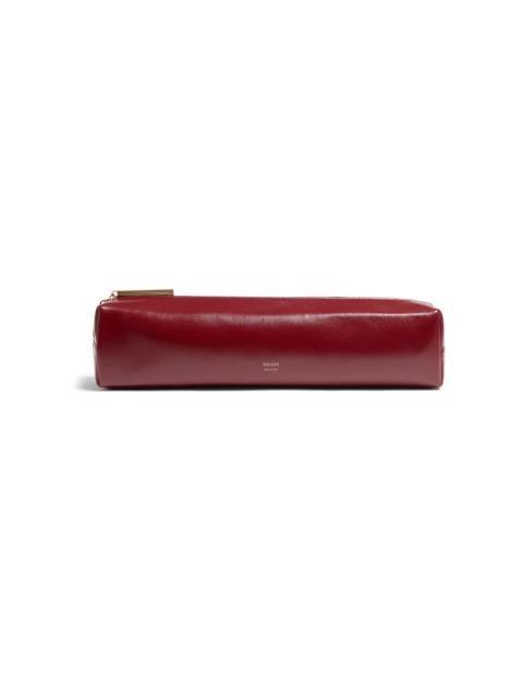 Kye Leather Pencil Case burgundy