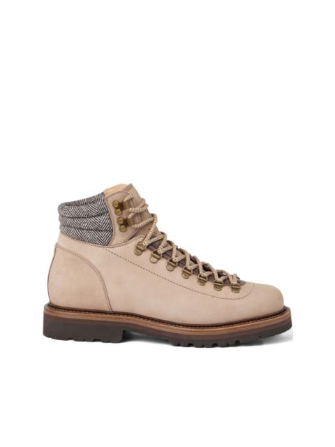 leather hiking boots