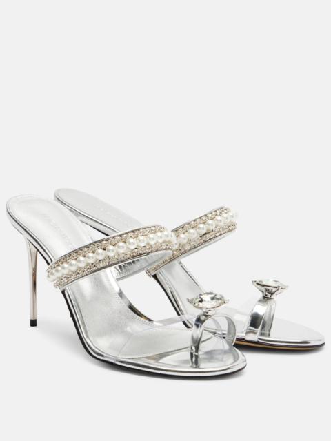 Diamond Of Elizabeth 95 leather mules
