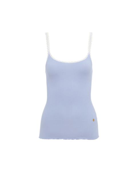 FITTED TANK TOP IN COTTON
