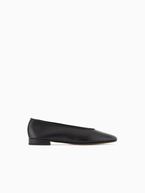 GIORGIO ARMANI X 10 CORSO COMO CALFSKIN BALLERINAS