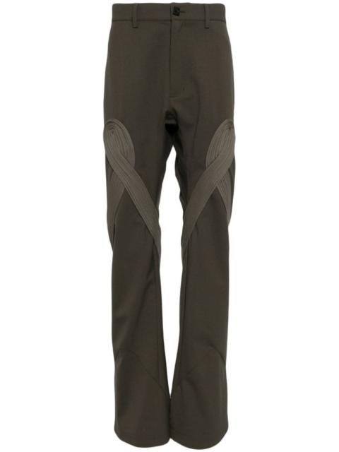 Deultum straight-leg trousers