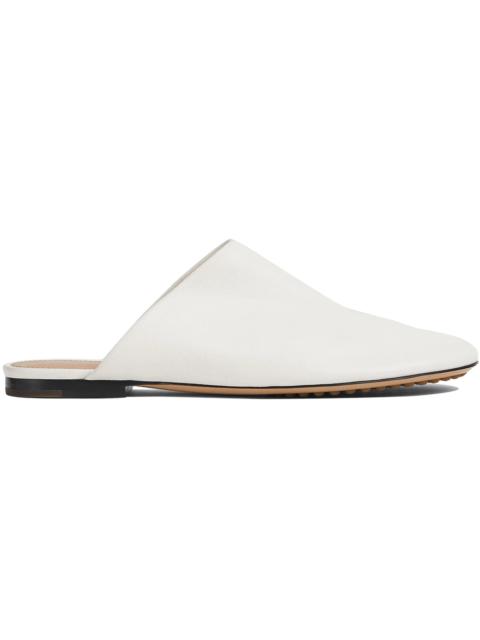 Bottega Veneta Dot Sock Leather Mules White (Women's)