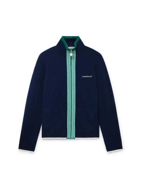 Knit Tennis Track Top | Casablanca Paris