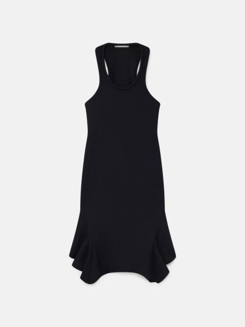 Sleeveless Flared Hem Midi Dress