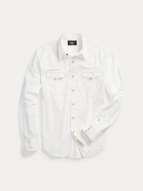 Slim Fit Poplin Western Shirt