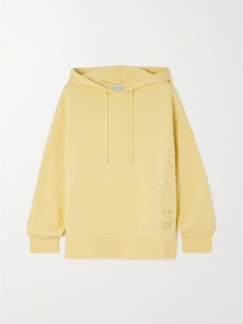 Printed Cotton-blend Jersey Hoodie
