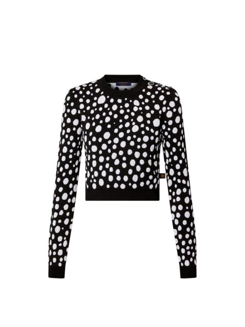 LV x YK Infinity Dots Cropped Pullover