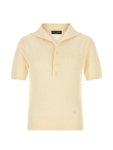 buttoned polo shirt