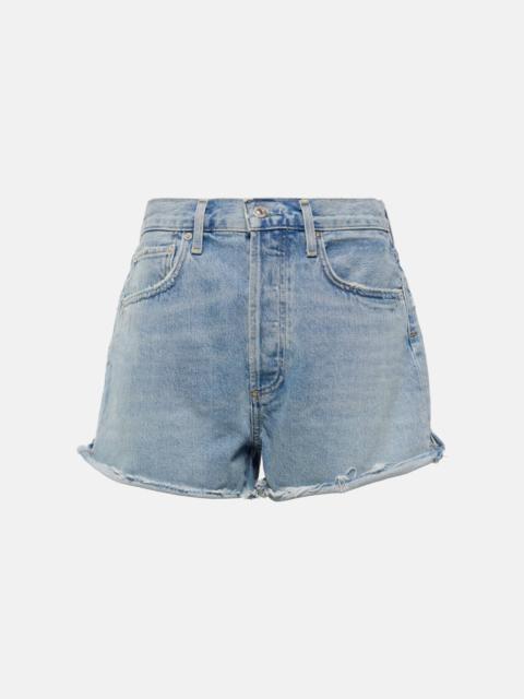 Marlow mid-rise denim shorts