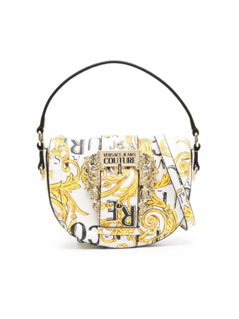 Couture-print shoulder bag