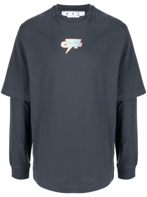 Degradé Thund Skate layered T-shirt