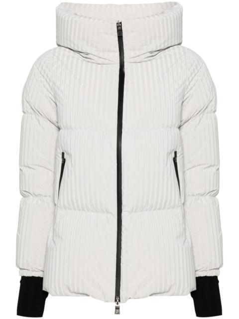 matelassé-effect jumper jacket