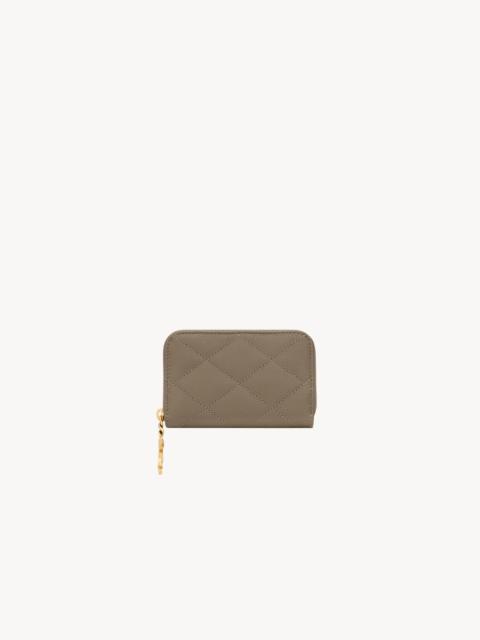 CASSANDRE BIJOU CHANGE PURSE IN GRAIN DE POUDRE LEATHER