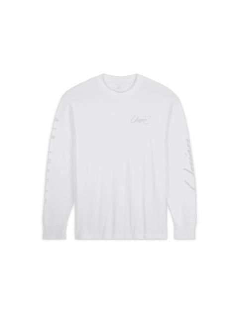 Jordan x Union MJ L/S Tee White/Grey Haze