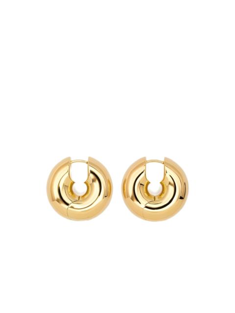 Sphere hoop earrings