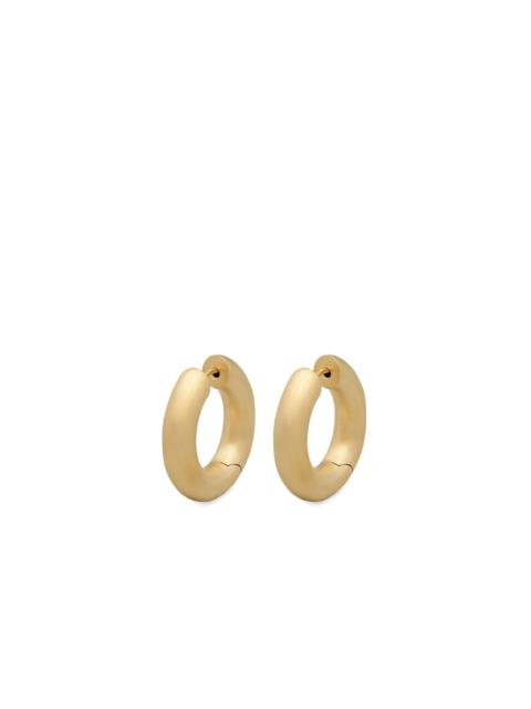 medium Chunky hoop earrings