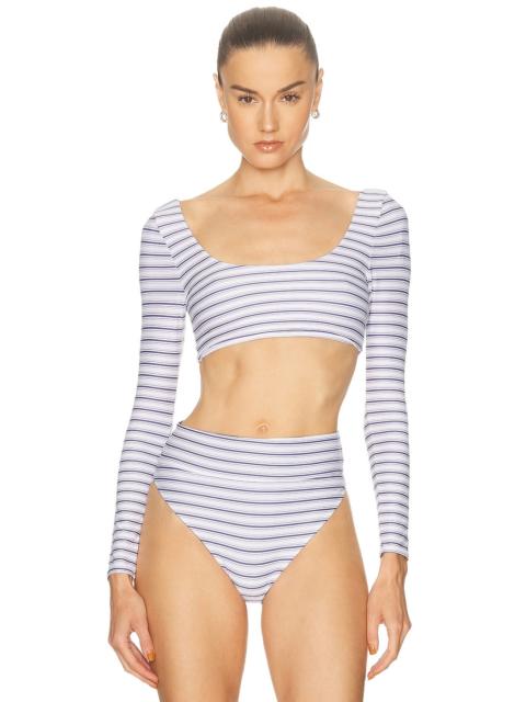 Halle Long Sleeve Crop Top