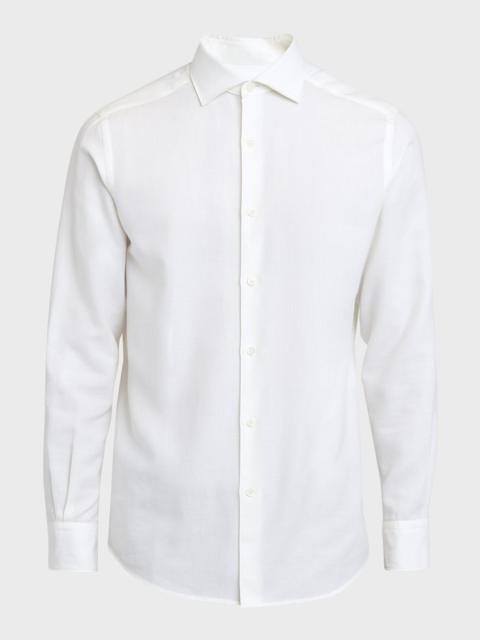 Men's Cotton-Cashmere Cashco Sport Shirt