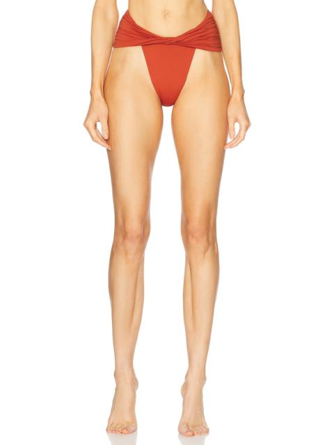 Ruched Swim Bottom