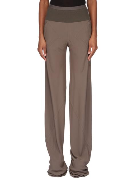 high-waist wide-leg trousers