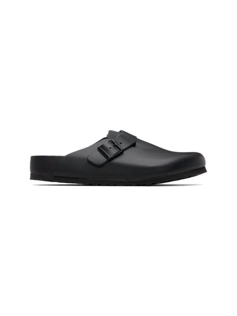 Black Regular Boston Slip-on Loafers