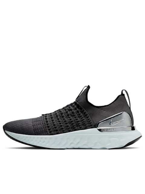 Nike React Phantom Run Flyknit 2 'Iron Grey Silver' CJ0277-006