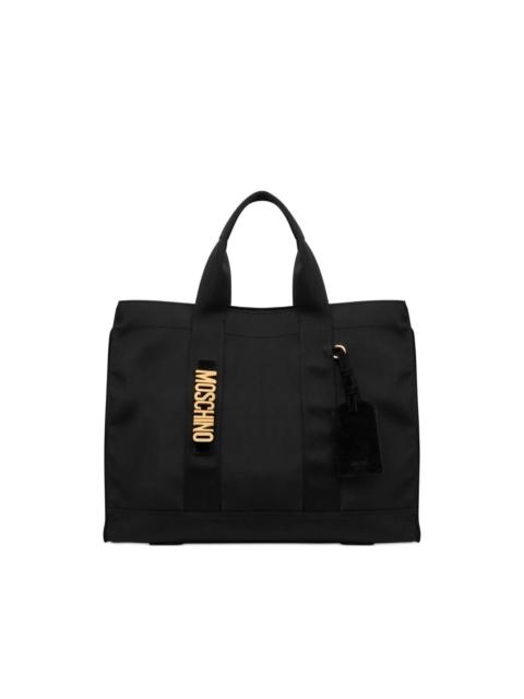 logo-plaque tote bag