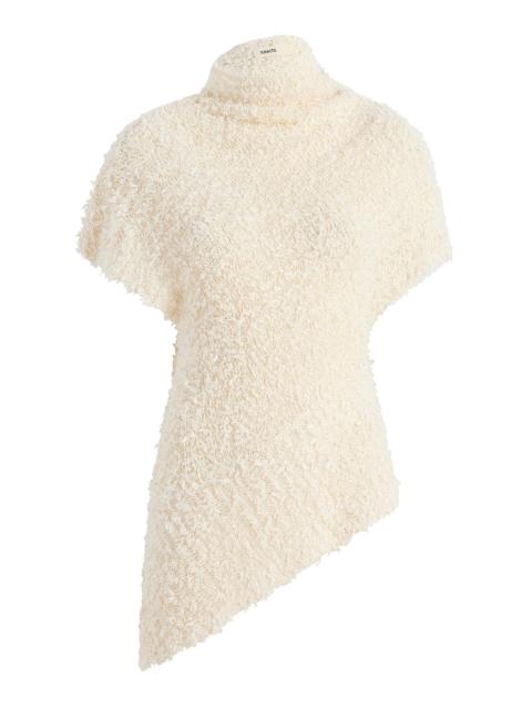 Rhodes Knit Bouclé Top ivory
