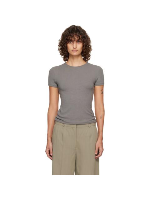 Gray Basic Wool T-shirt