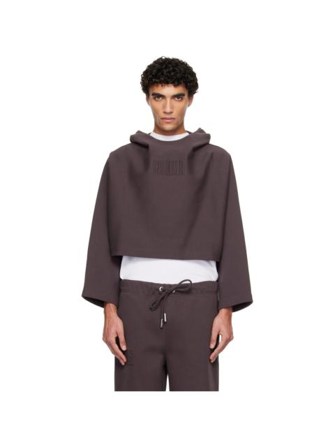 Brown 'The Embossed Gaultier' Hoodie