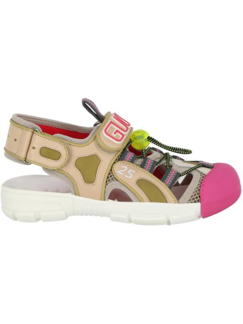 Gucci Tinsel Sport Sandals Crystal Beige (Women's)