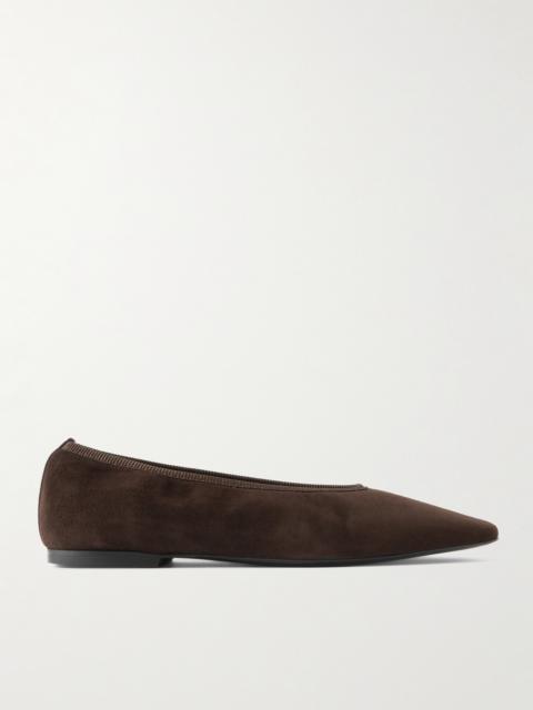 Minimalist Suede Ballet Flats