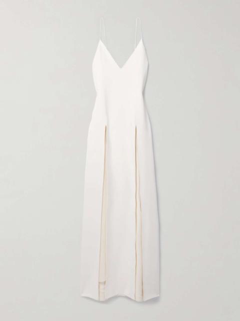 Nonya crepe maxi dress