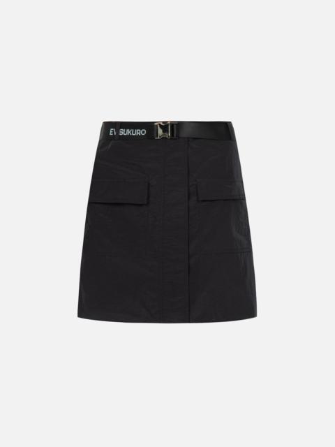 Logo Printed Belt Skirt