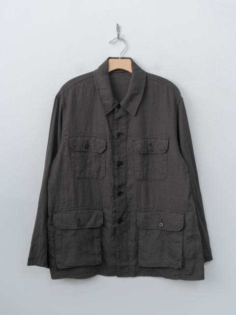 Safari Shirt Jacket - Ink Black