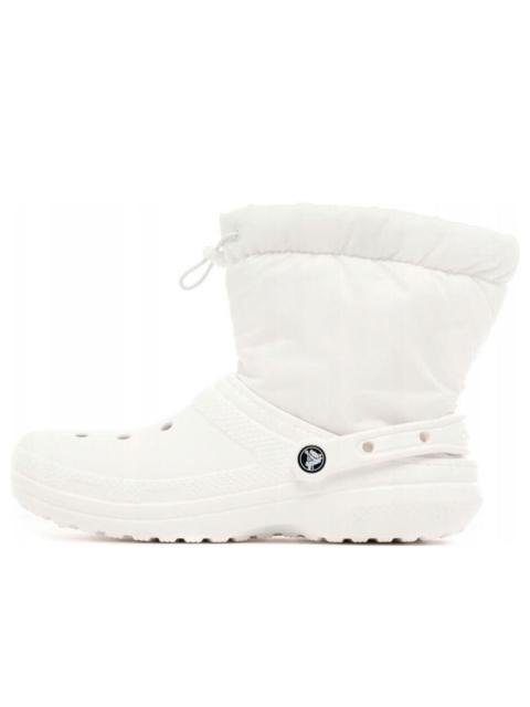 (WMNS) Crocs Classic Lined Neo Puff Boots 'White' 206630-143