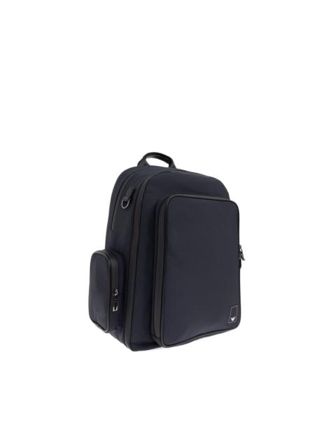 logo-patch adjustable backpack