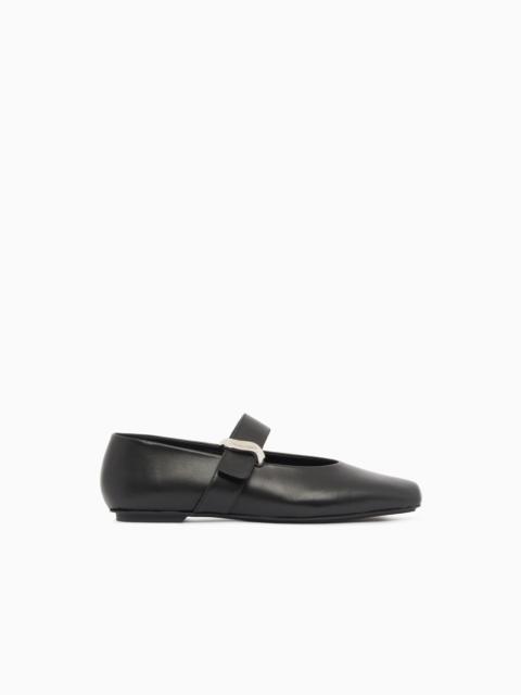 NAPPA-LEATHER BALLERINAS