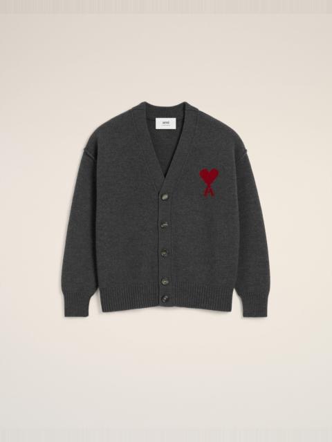 GREY WOOL AMI DE COEUR CARDIGAN