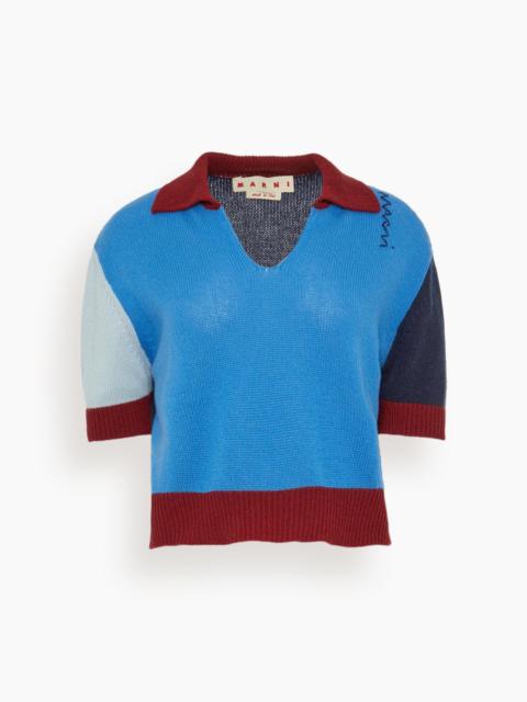 Iconic Cashmere Sweater in Azure
