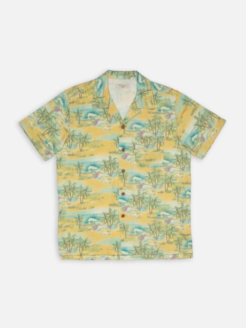 Arvid Pearls Hawaii Shirt Mustard