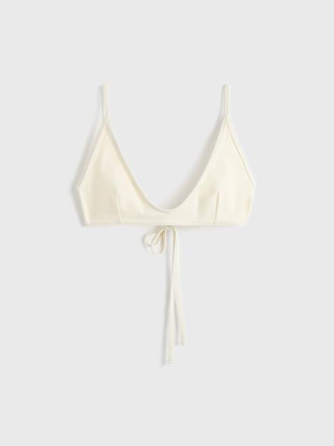 Scoop bikini top ecru
