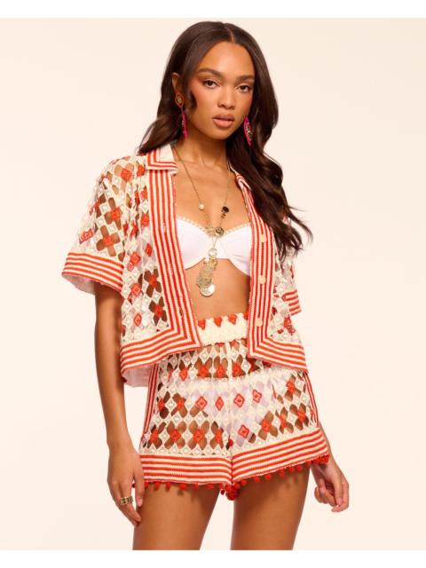 Cordelia Crochet Coverup Mini Short