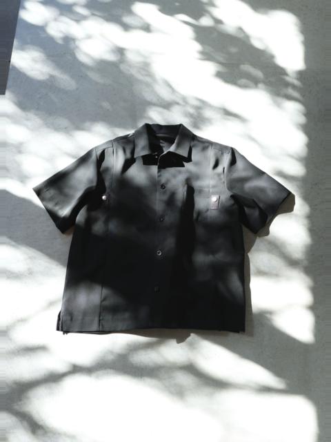 Wool Suiting x Nylon Twill Shirt