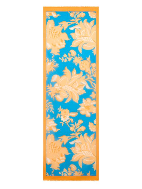 Printed Tosca Scarf - Blue Print