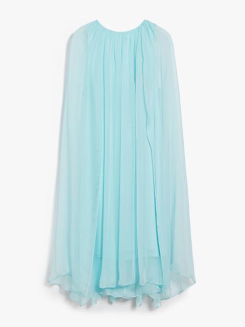 FOOTING Silk chiffon flared dress