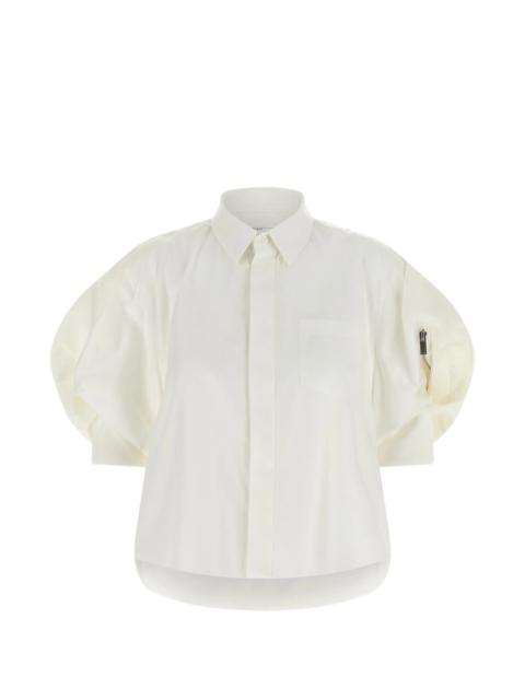 Cotton Poplin x Nylon Twill Shirt